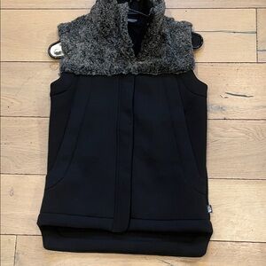 The North Face Black and Gray Women's Vest